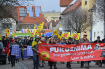  Fukushima-Demo zum 8. Jahrestag des Super-GAU